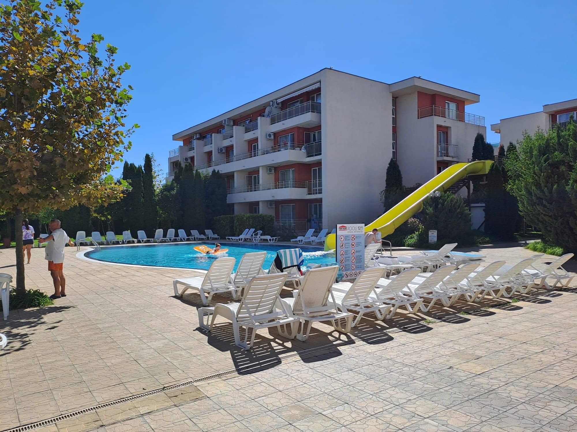 Nessebar Fort Club A 2nd floor fully furnished 2 bed,2 bathroom apartment in excellent condition